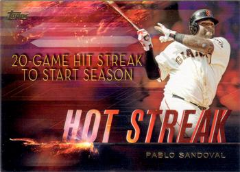 2015 Topps - Hot Streak #HS-13 Pablo Sandoval Front