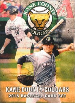 2015 Grandstand Kane County Cougars #NNO Cover Card Front