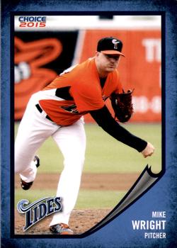 2015 Choice Norfolk Tides #24 Mike Wright Front