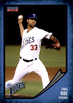2015 Choice Norfolk Tides #33 Chaz Roe Front
