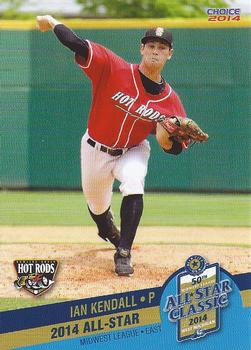 2014 Choice Midwest League All-Star #09 Ian Kendall Front