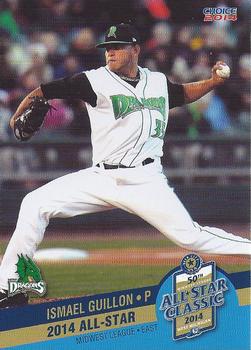 2014 Choice Midwest League All-Star #13 Ismael Guillon Front