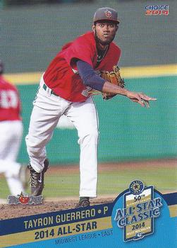 2014 Choice Midwest League All-Star #16 Tayron Guerrero Front