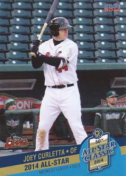 2014 Choice Midwest League All-Star #18 Joey Curletta Front