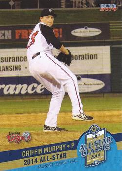2014 Choice Midwest League All-Star #26 Griffin Murphy Front