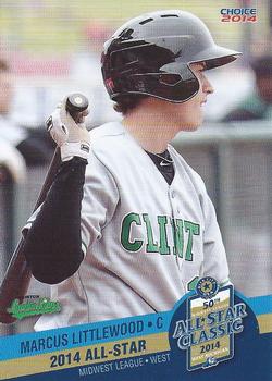 2014 Choice Midwest League All-Star #43 Marcus Littlewood Front