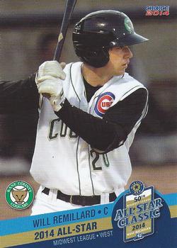 2014 Choice Midwest League All-Star #47 Will Remillard Front