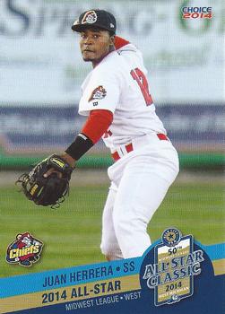 2014 Choice Midwest League All-Star #52 Juan Herrera Front