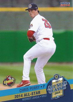 2014 Choice Midwest League All-Star #55 Chris Perry Front