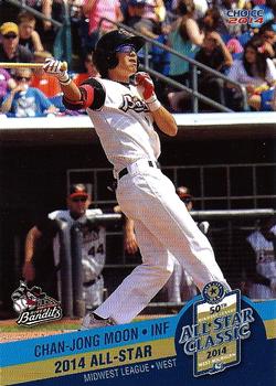 2014 Choice Midwest League All-Star #57 Chan Jong Moon Front