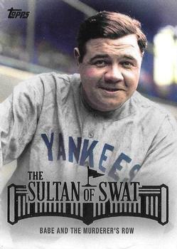 2015 Topps - The Sultan of Swat #RUTH-1 Babe Ruth Front