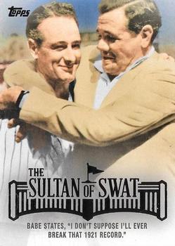 2015 Topps - The Sultan of Swat #RUTH-3 Babe Ruth Front