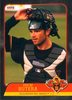 2012 Choice Rochester Red Wings #03 Drew Butera Front