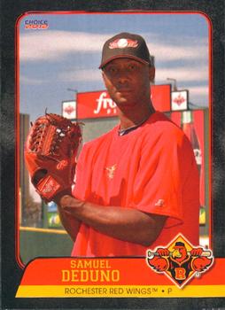 2012 Choice Rochester Red Wings #06 Samuel Deduno Front