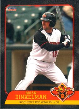 2012 Choice Rochester Red Wings #09 Brian Dinkelman Front