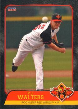 2012 Choice Rochester Red Wings #34 P.J. Walters Front