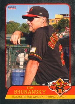 2012 Choice Rochester Red Wings #37 Tom Brunansky Front