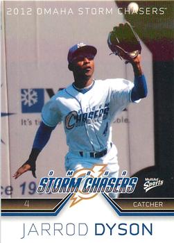 2012 MultiAd Omaha Storm Chasers #8 Jarrod Dyson Front