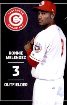 2012 Grandstand Vancouver Canadians #NNO Ronnie Melendez Front