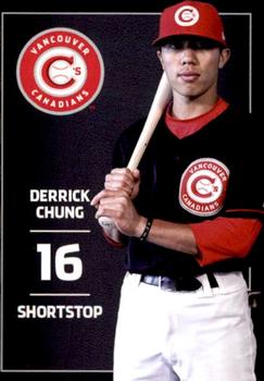 2012 Grandstand Vancouver Canadians #NNO Derrick Chung Front
