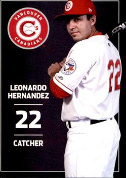 2012 Grandstand Vancouver Canadians #NNO Leonardo Hernandez Front