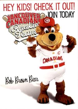 2012 Grandstand Vancouver Canadians #NNO Cover Card Front