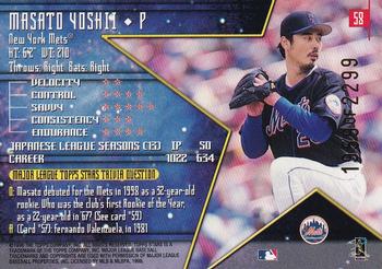 1998 Topps Stars - Gold #58 Masato Yoshii Back