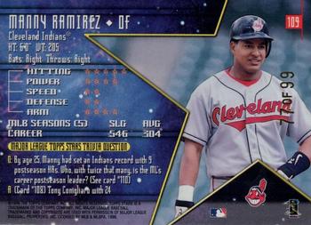 1998 Topps Stars - Gold Rainbow #109 Manny Ramirez Back