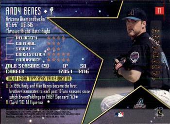 1998 Topps Stars - Silver #11 Andy Benes Back