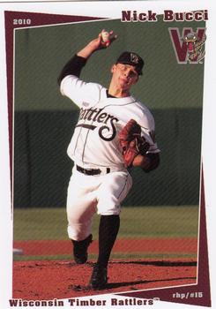 2010 Grandstand Wisconsin Timber Rattlers #NNO Nick Bucci Front