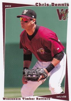 2010 Grandstand Wisconsin Timber Rattlers #NNO Chris Dennis Front