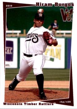 2010 Grandstand Wisconsin Timber Rattlers #NNO Hiram Burgos Front