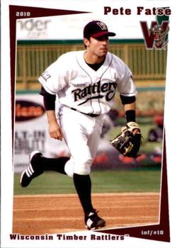 2010 Grandstand Wisconsin Timber Rattlers #NNO Pete Fatse Front