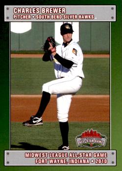 2010 Grandstand Midwest League All-Star Game Eastern Division #NNO Charles Brewer Front