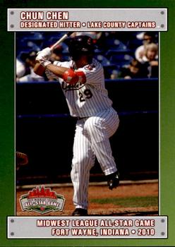 2010 Grandstand Midwest League All-Star Game Eastern Division #NNO Chun Chen Front