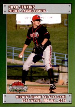 2010 Grandstand Midwest League All-Star Game Eastern Division #NNO Chad Jenkins Front