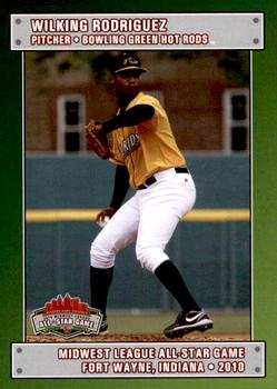2010 Grandstand Midwest League All-Star Game Eastern Division #NNO Wilking Rodriguez Front