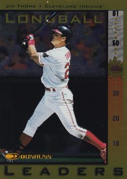 1998 Donruss - Longball Leaders #17 Jim Thome Front