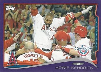 2014 Topps Opening Day - Purple #146 Howie Kendrick Front