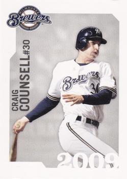 2009 Milwaukee Brewers Police #NNO Craig Counsell Front