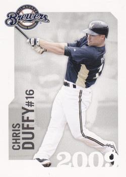2009 Milwaukee Brewers Police #NNO Chris Duffy Front