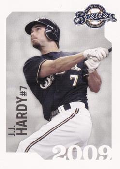 2009 Milwaukee Brewers Police #NNO J.J. Hardy Front