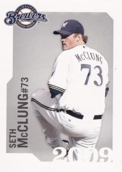 2009 Milwaukee Brewers Police #NNO Seth McClung Front