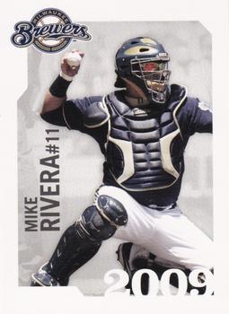 2009 Milwaukee Brewers Police #NNO Mike Rivera Front