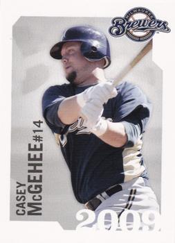 2009 Milwaukee Brewers Police #NNO Casey McGehee Front