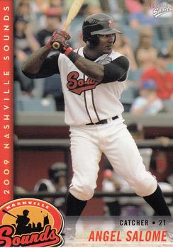 2009 MultiAd Nashville Sounds #29 Angel Salome Front