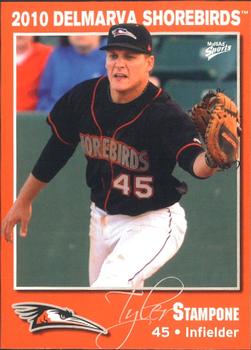 2010 MultiAd Delmarva Shorebirds #29 Tyler Stampone Front