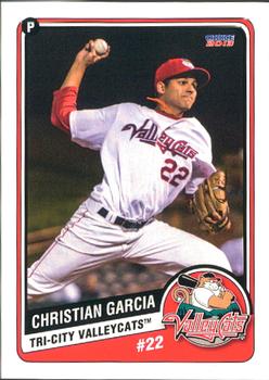 2013 Choice Tri-City ValleyCats #13 Christian Garcia Front