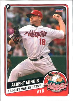 2013 Choice Tri-City ValleyCats #23 Albert Minnis Front
