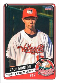 2013 Choice Tri-City ValleyCats #26 Zach Morton Front